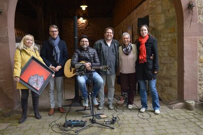 Elke Greulich, Lars Castellucci, Stefan Zirkel, Frank Rieger, Christiane Hütt-Berger, Dominique Odar (Foto: A. Lucas)