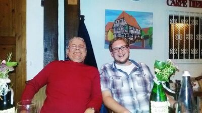 Ali Tahta (links) mit Holger Schröder (rechts)