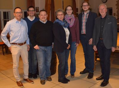 V.l.n.r.: M. Wodopia, A. Lucas, T-K. Schick, C. Hütt-Berger, D. Odar, H. Schröder, J. Blum