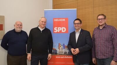 V.l.n.r.: Prof.Dr.Uwe Hochmuth, Dr. Michael Mangold, Alexander Lucas und Holger Schröder