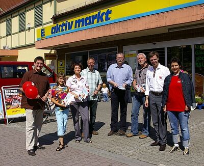 Infostand in Dielheim, 30.5.09