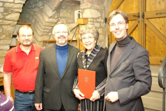 Jubilarin Monika Schw&ouml;bel-Stier