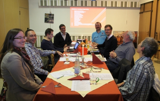 Fröhliche Runde trotz voller Tagesordnung