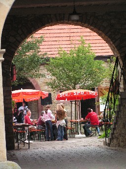 Blick in den Innenhof