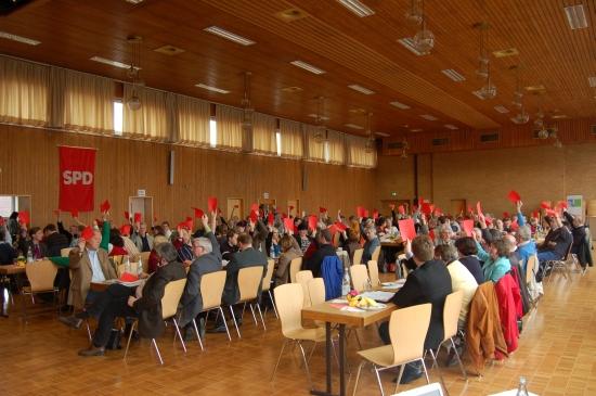 Kreisparteitag in der Dielheim Kulturhalle